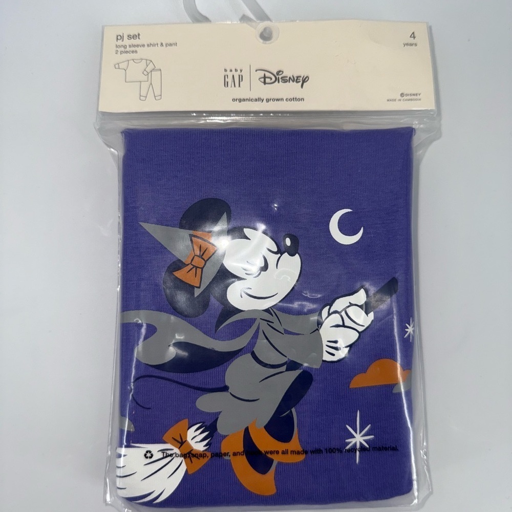 Baby GAP Disney Minnie Mouse Halloween Witch Pajama Set